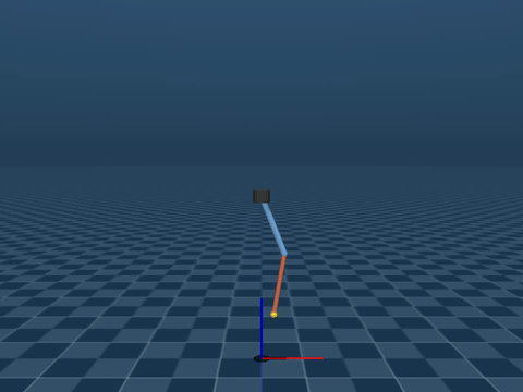 Double pendulum swing-up