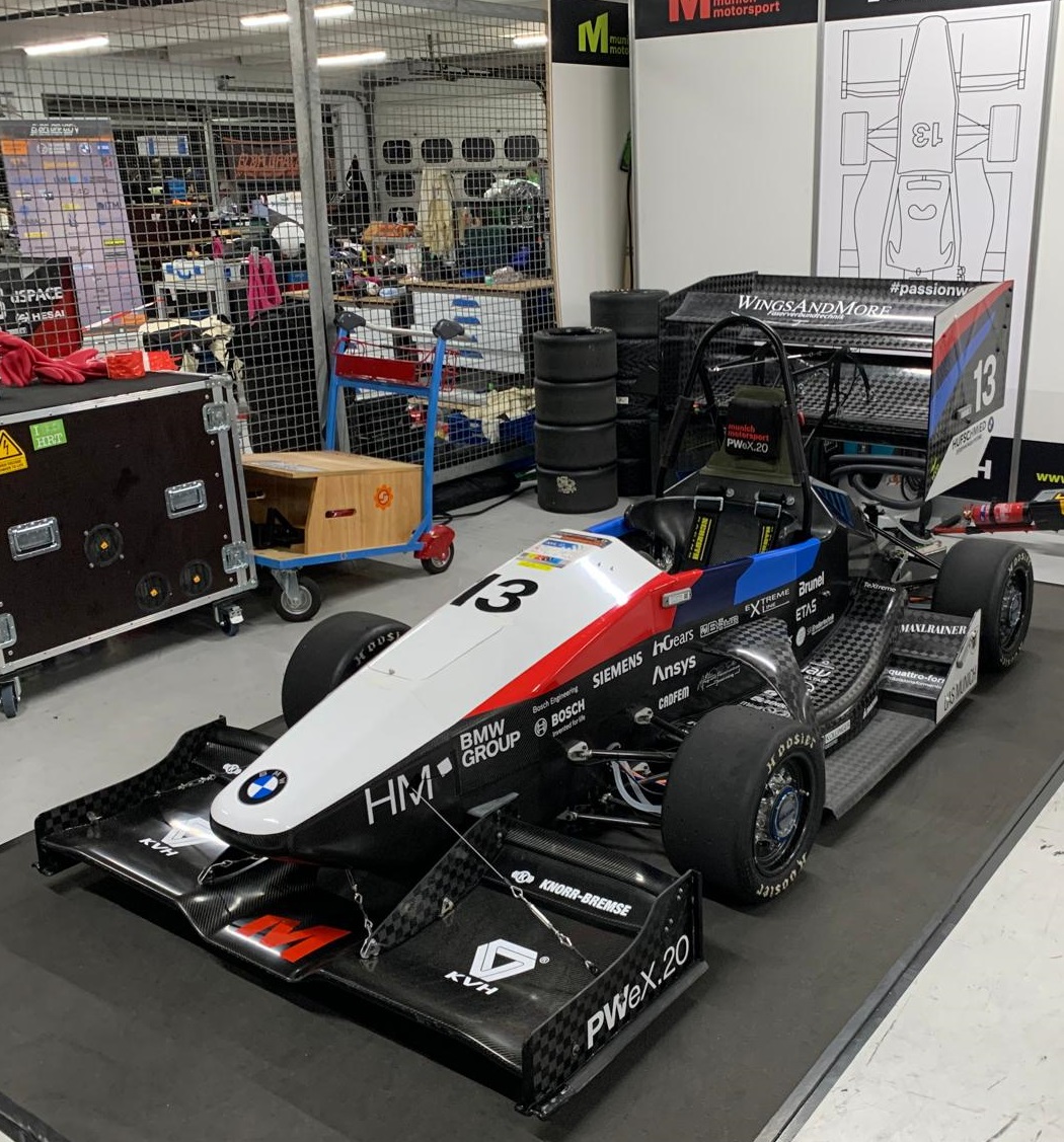 Finished Formula Student car